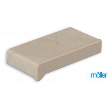 Подоконник "Muller" Светлый мрамор 0.15см.х1м. Матовый
