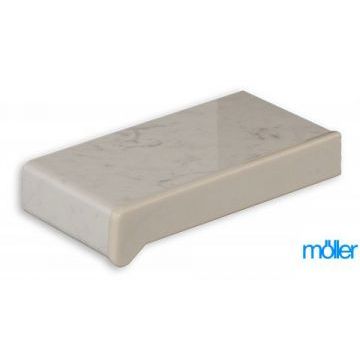 Подоконник "Muller" Каррара мрамор глянец 0.5см.х1м.
