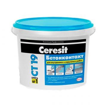 Грунтовка Церезит / Ceresit CT 19 Бетонконтакт 15 кг