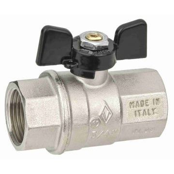 Кран шаровый 3/4" ВР-ВР Bugatti 302, ручка бабочка