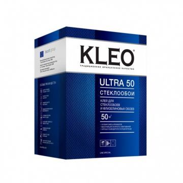 Клей обойный Kleo Ultra для стеклообоев и обоев на флизелиновой основе 500 г