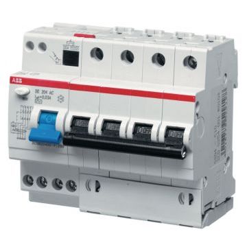 Автомат дифференциальный ABB DS204 C50 30мА, номинальный ток 50А