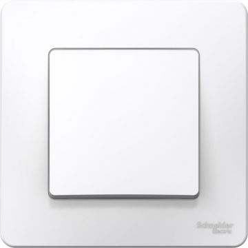 Выключатель встраиваемый одноклавишный Schneider Electric Blanca BLNVS006101 (белый)