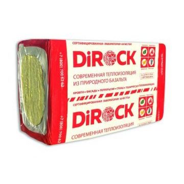 Минеральная вата DiRock Лайт 1000x600 мм, толщина 50 мм (8 плит в упаковке)