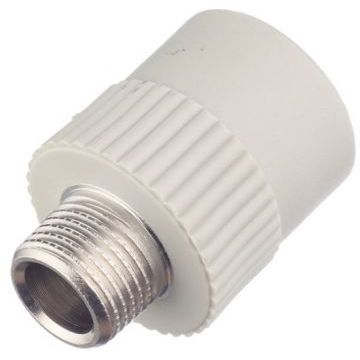 Муфта полипропиленовая комбинированная FV Plast, диаметр 25х1/2" (наружная резьба)
