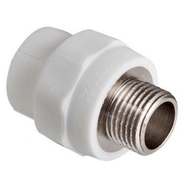 Муфта полипропиленовая комбинированная Valtec, диаметр 25х1/2" (наружная резьба)