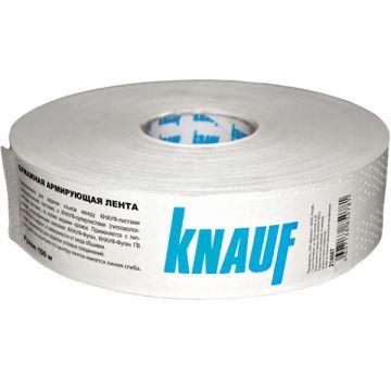 Лента армирующая бумажная перфорированная Кнауф / Knauf, рулон 150 м