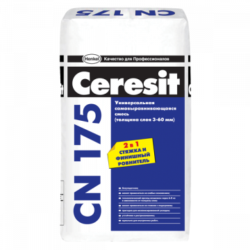 Ровнитель для пола самовыравнивающийся Церезит / Ceresit CN 175, 25 кг