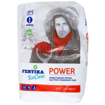 Противогололёдное средство Фертика Ice Care Power, 20 кг
