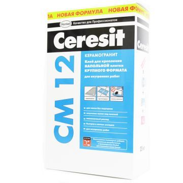 Клей для плитки Церезит / Ceresit CM 12, 25 кг