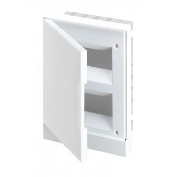 Бокс в нишу ЩРв-П 16М белая дверь Basic E (с клеммами) ABB