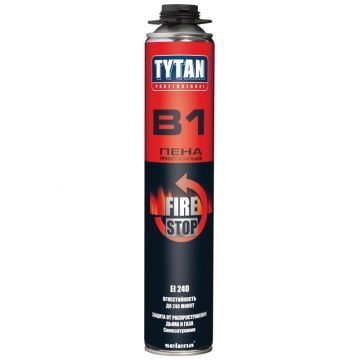 Пена профессиональная огнестойкая TYTAN Professional В1 750 мл