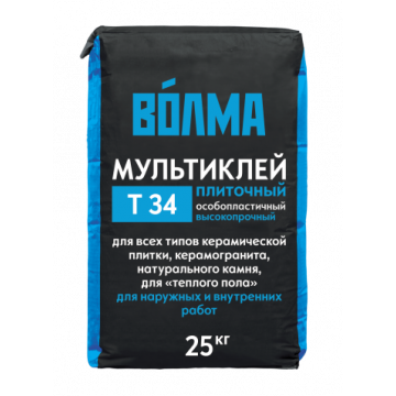 Сухая клеевая смесь на основе портландцемента ВОЛМА-Мультиклей 25кг