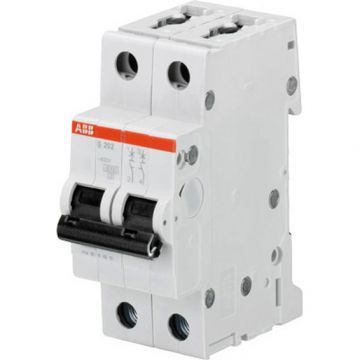 Автоматический выключатель ABB 2P 6А (С) 4,5kA 2CDS242001R0064 SH202L