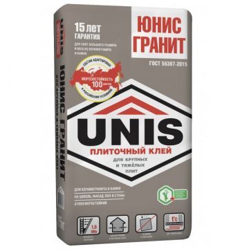 Клей плиточный Юнис / Unis Гранит 25кг