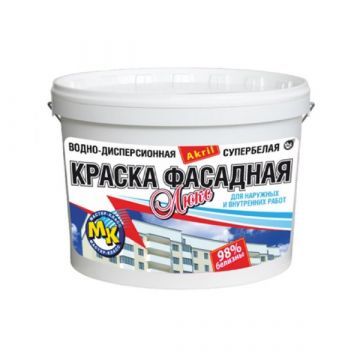 Краска Мастер Класс Фасадная ЛЮКС 40 кг